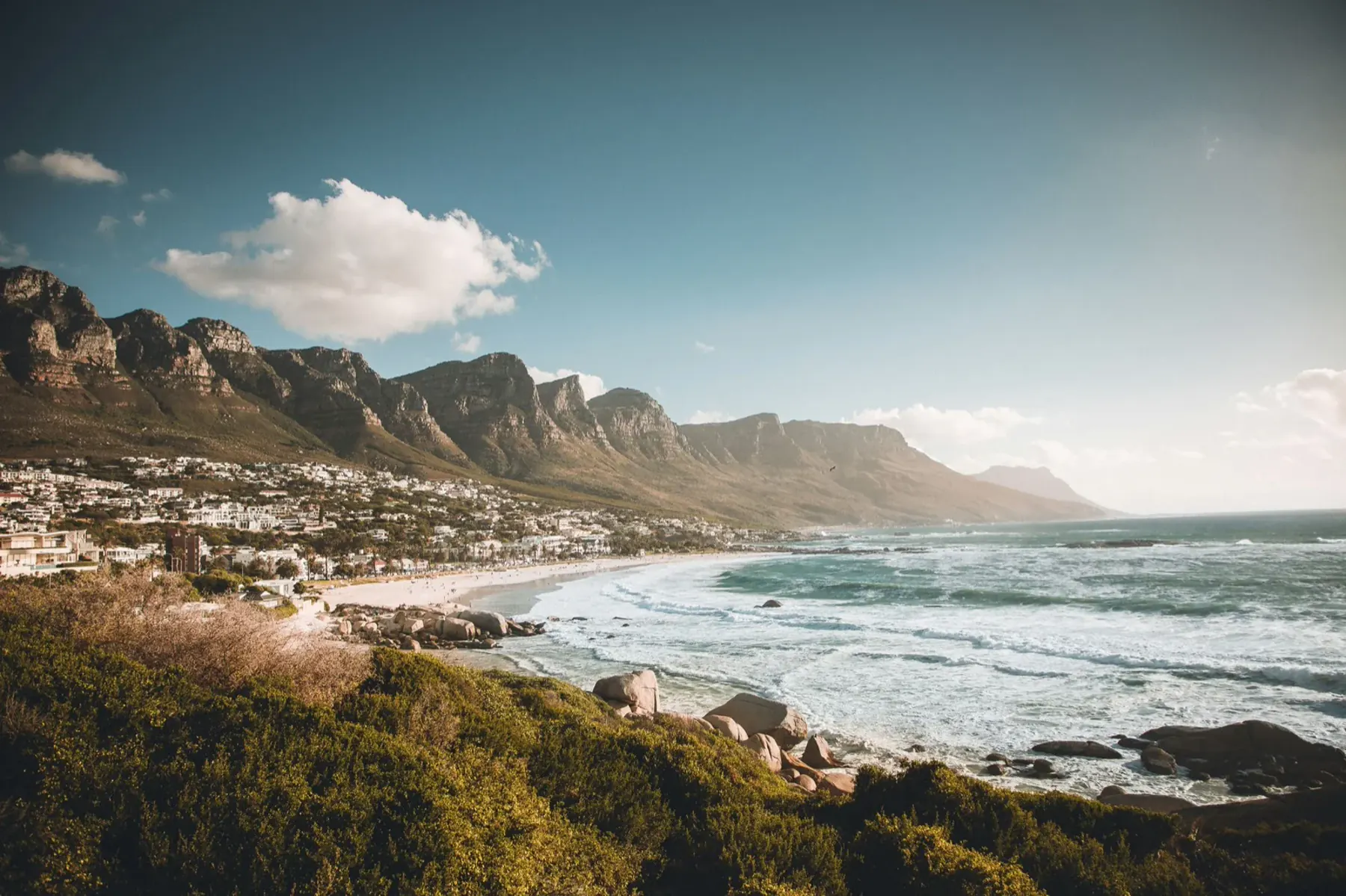 Cape Town — dramatic mountains meeting the sea