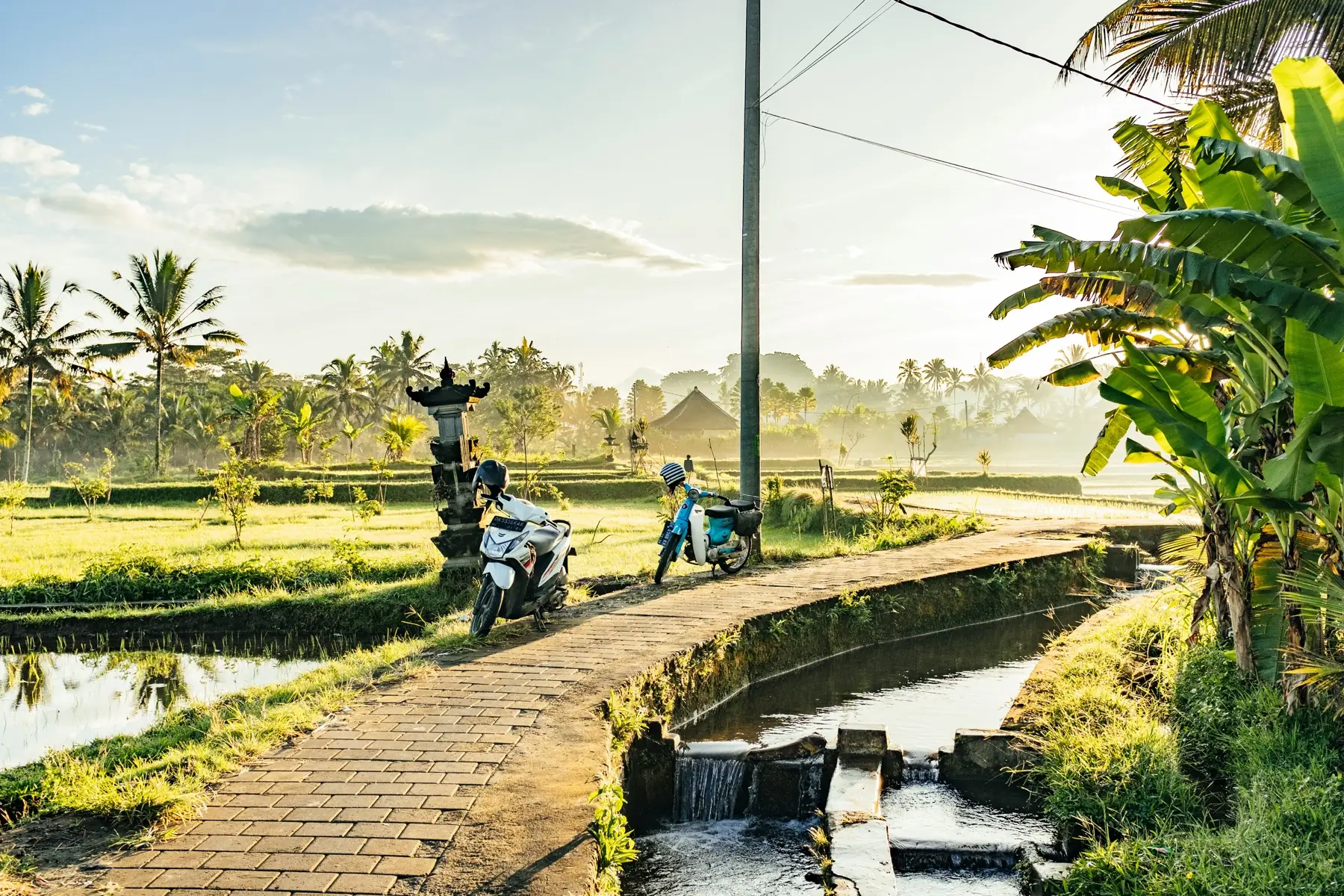 A Bali rice terrace — the backdrop for an extraordinary event