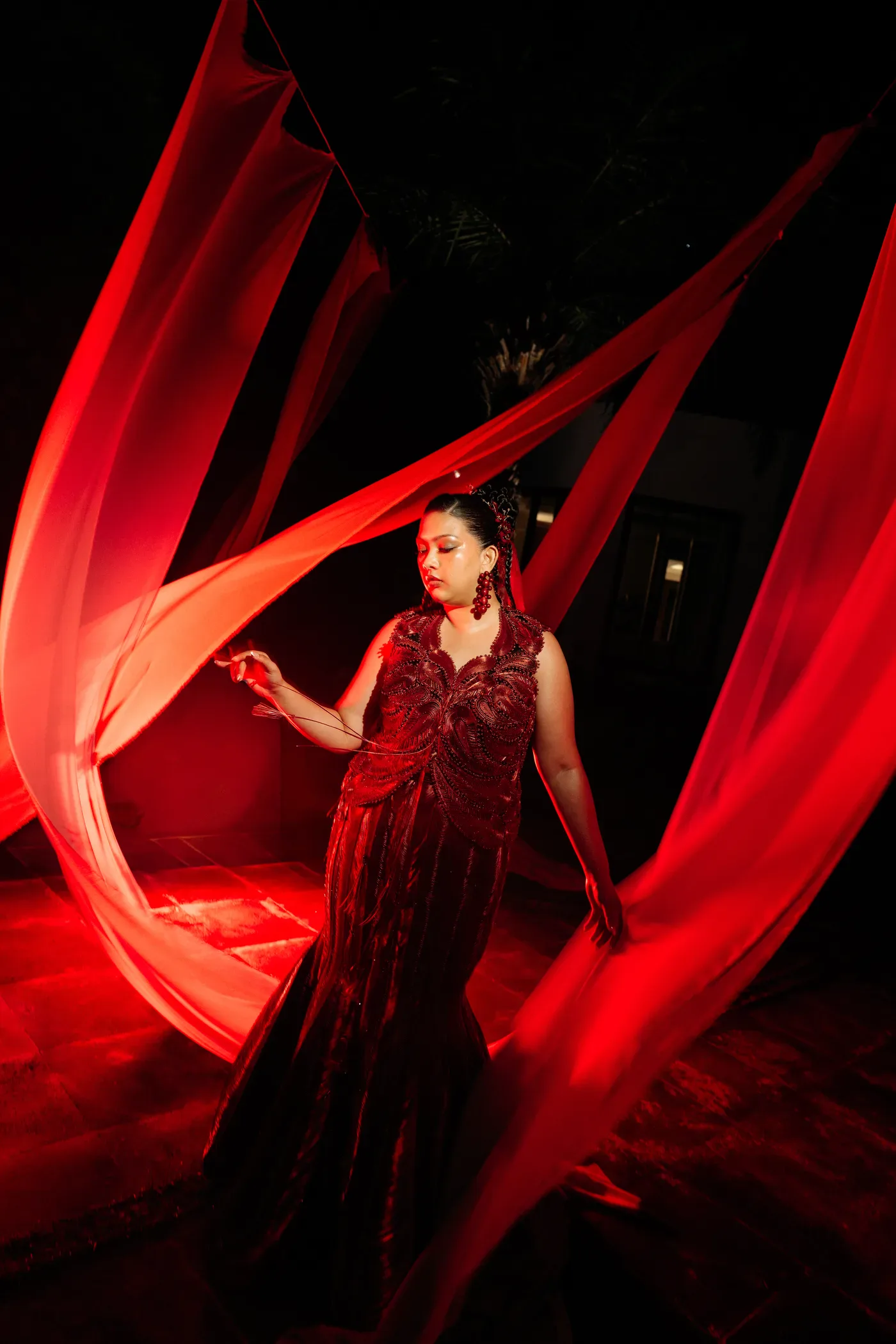 An intimate Indian wedding moment filled with emotion