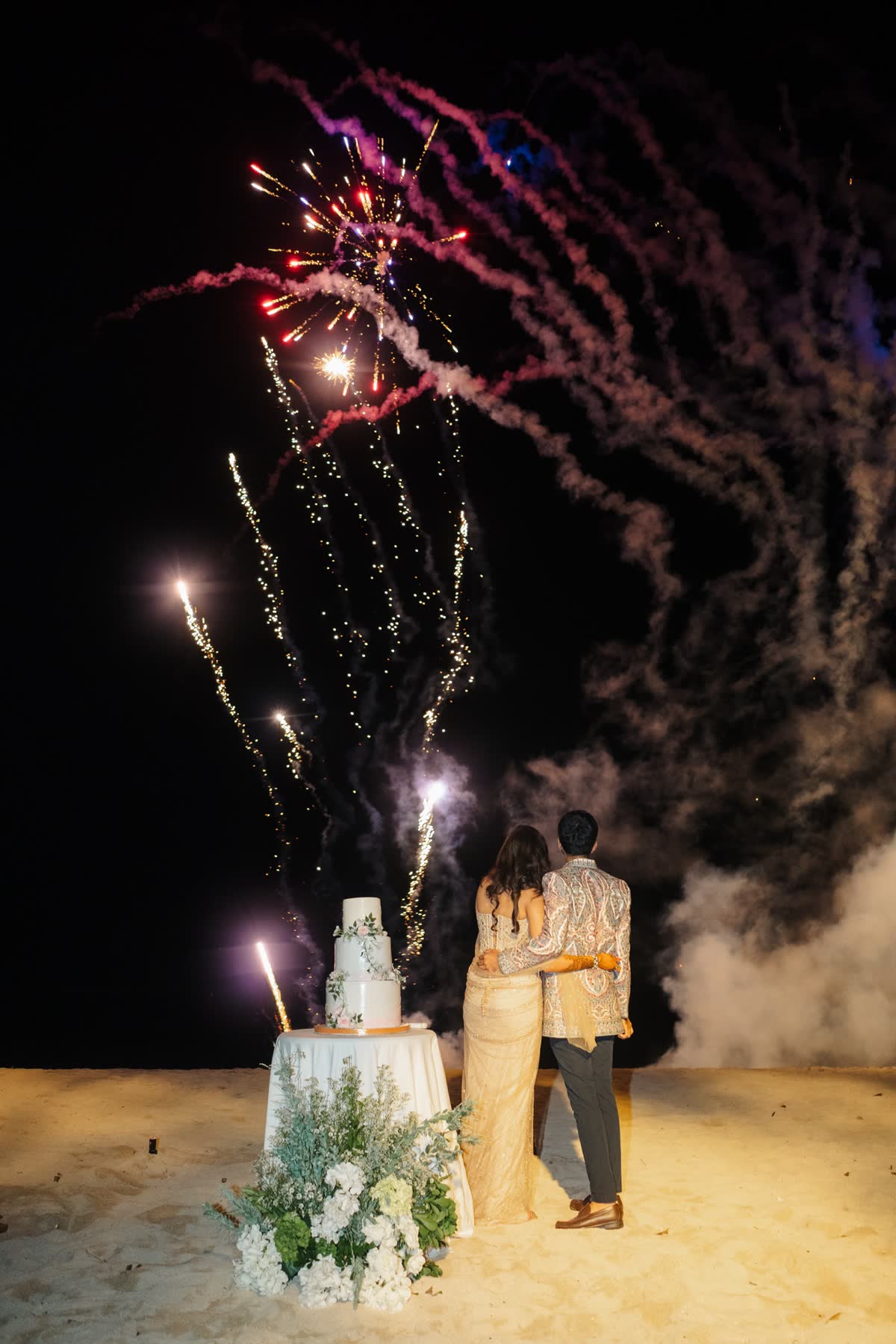 A celebration moment