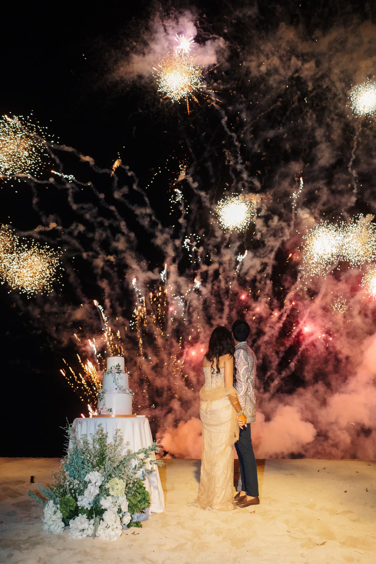 A celebration moment