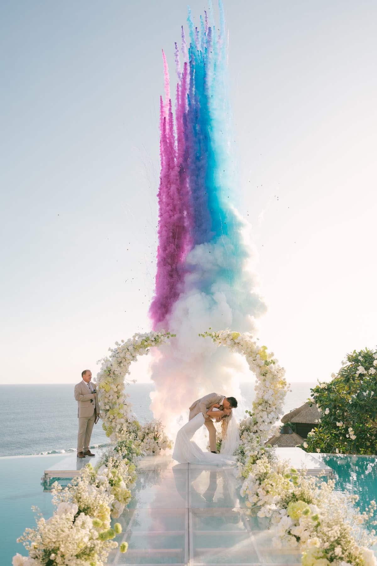 A wedding celebration