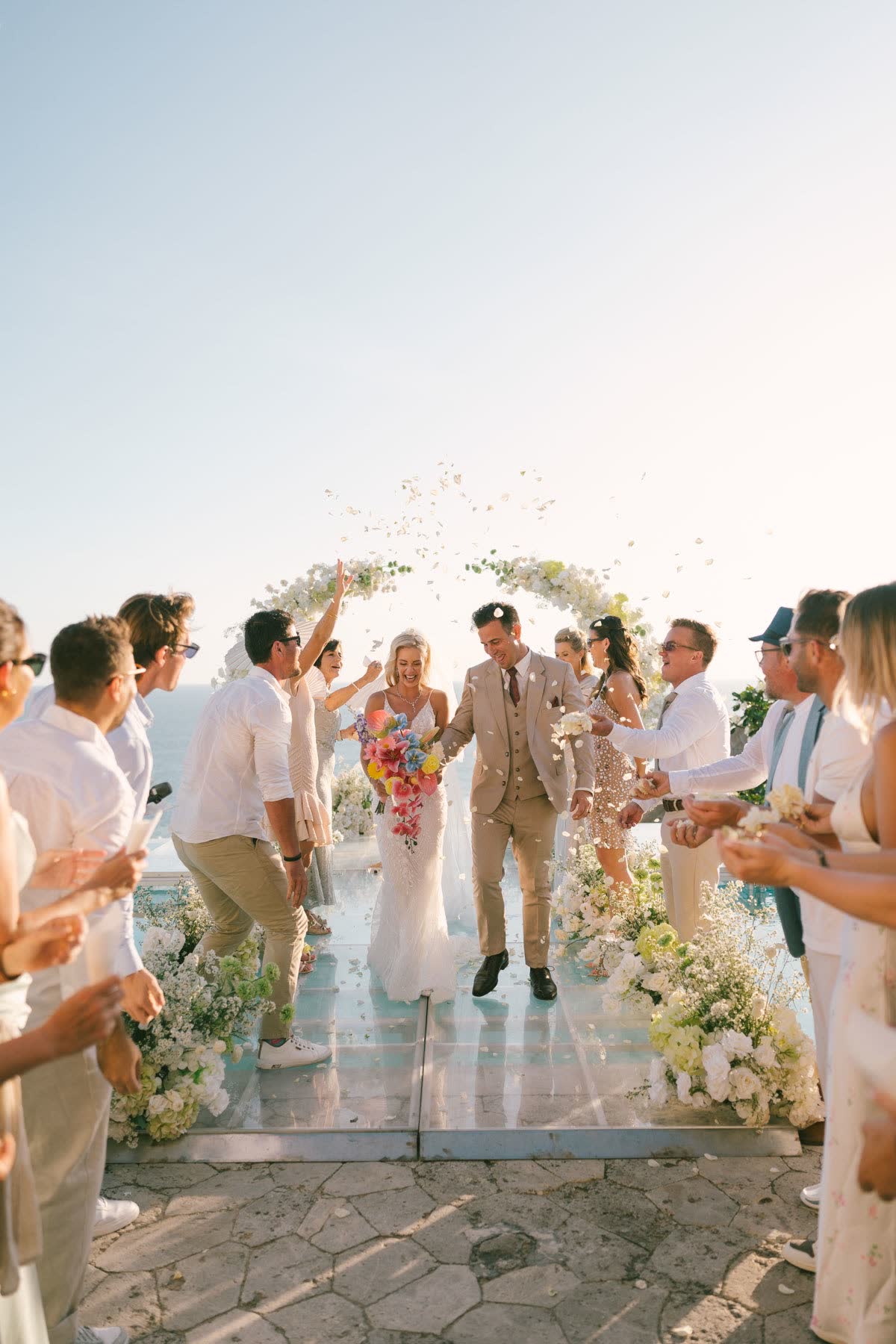 A wedding celebration