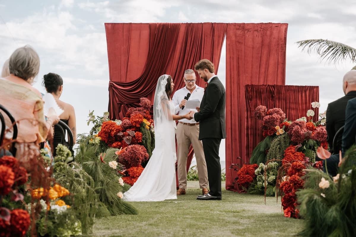 A beautiful wedding moment