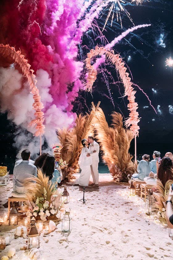 A wedding moment