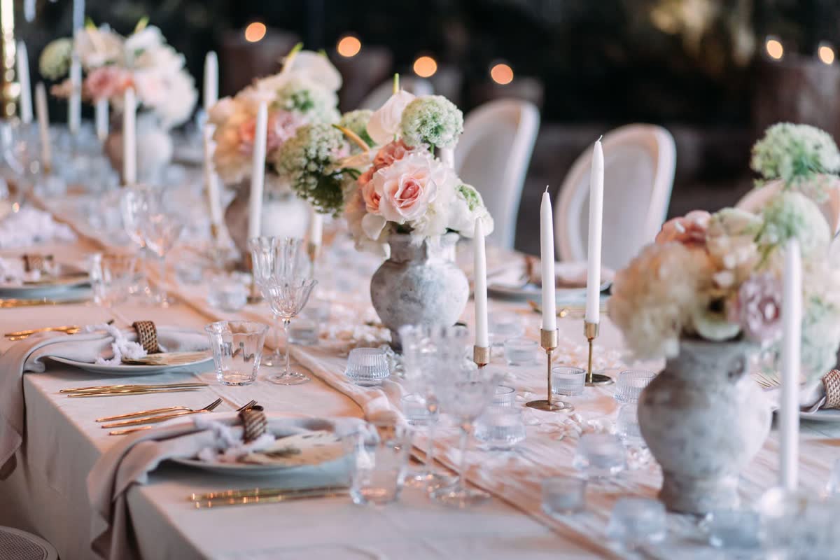 A wedding celebration