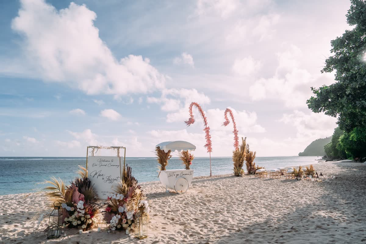 A wedding celebration