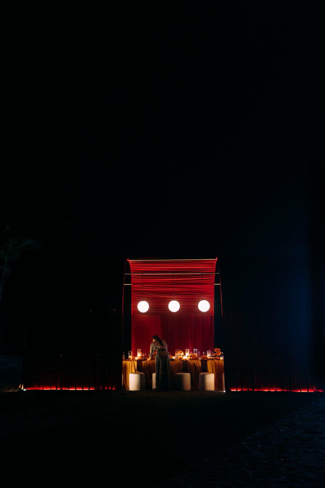 A stunning wedding scene