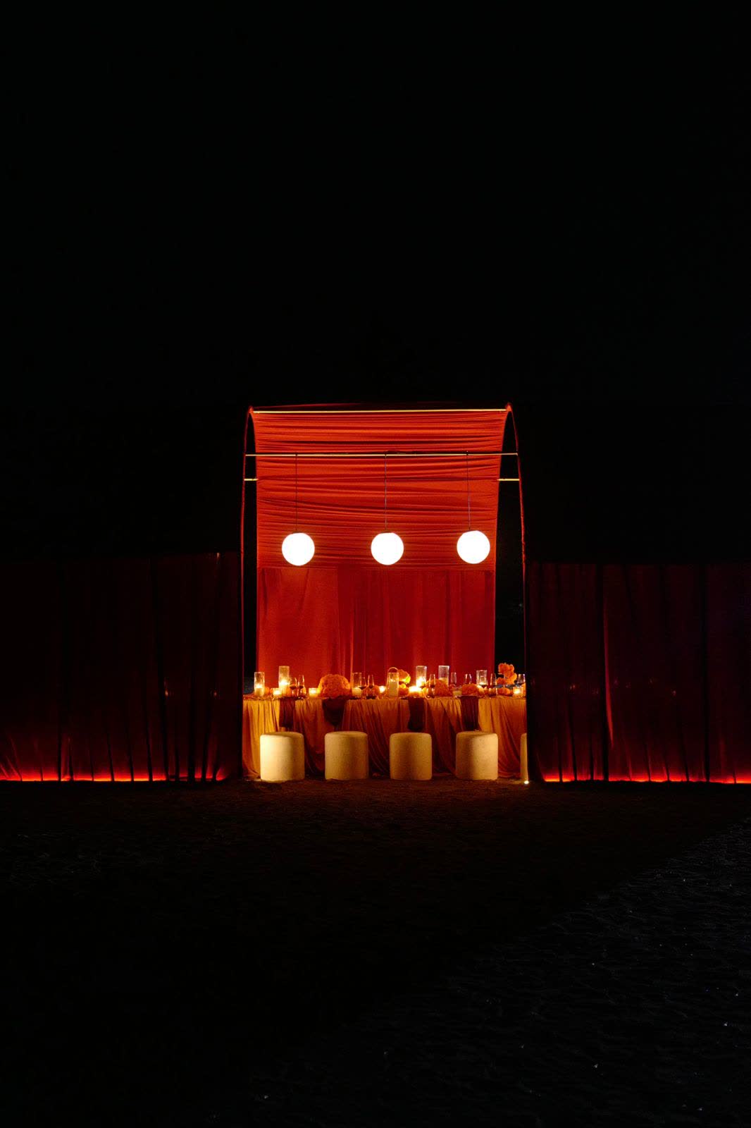 A stunning wedding scene
