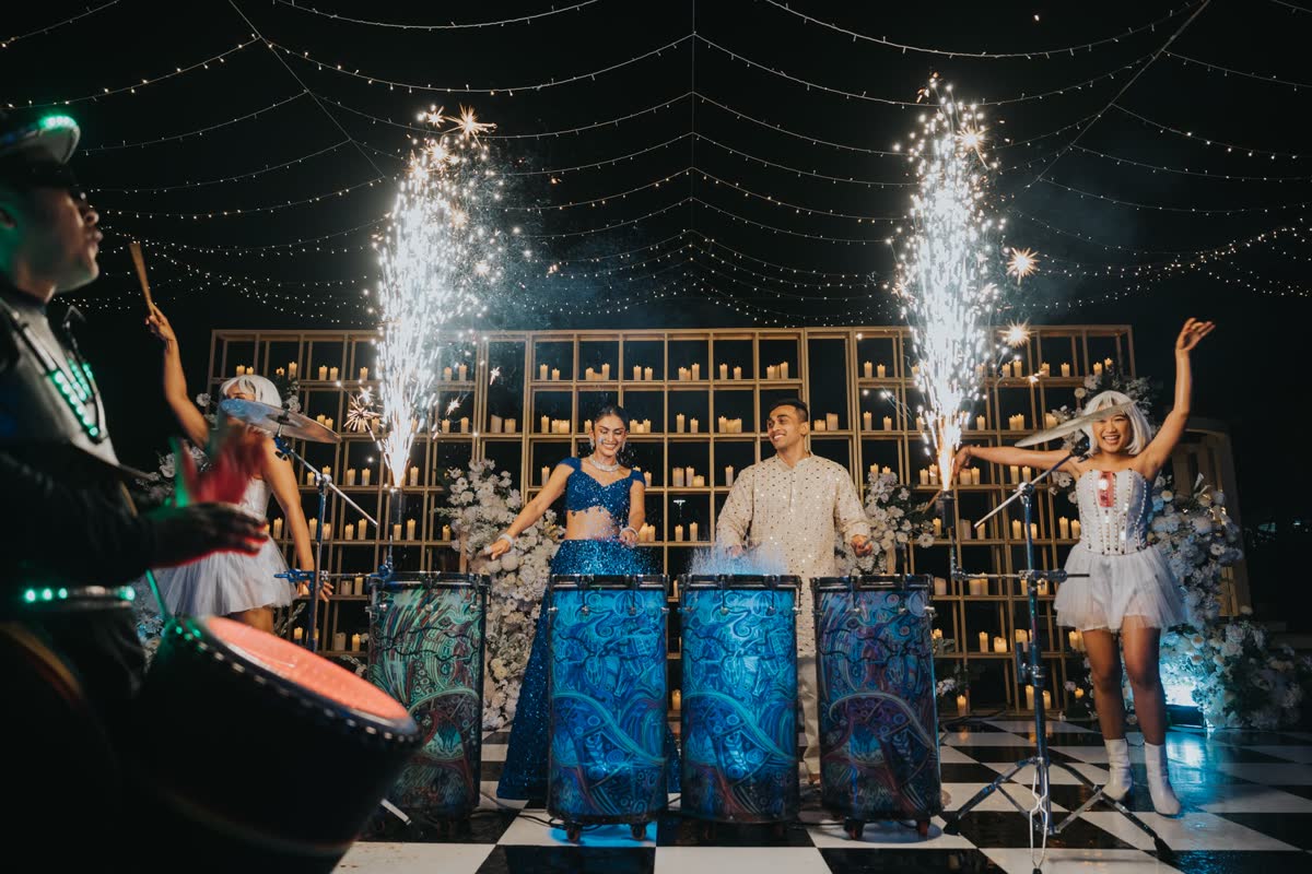 A celebration moment