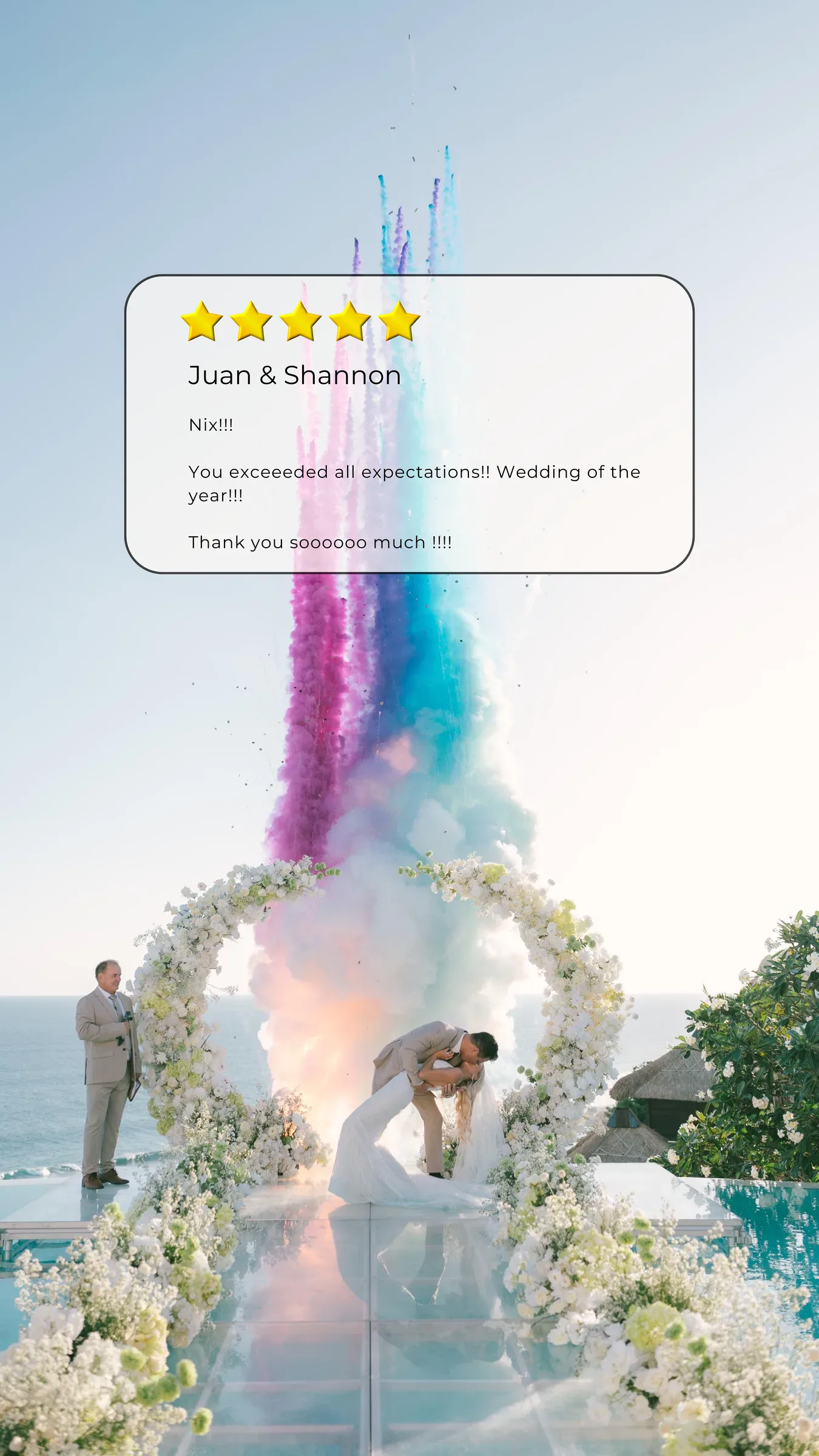 A love note from Juan & Shannon